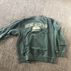 Vintage ski mountain crew neck